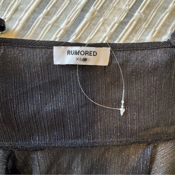 Rumored Black Ruffle Tango Tank - Picture 8 of 9